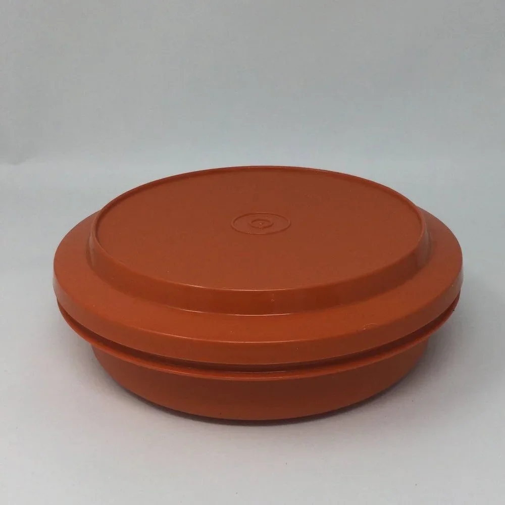 Vintage Tupperware Seal and Serve Bowl Orange